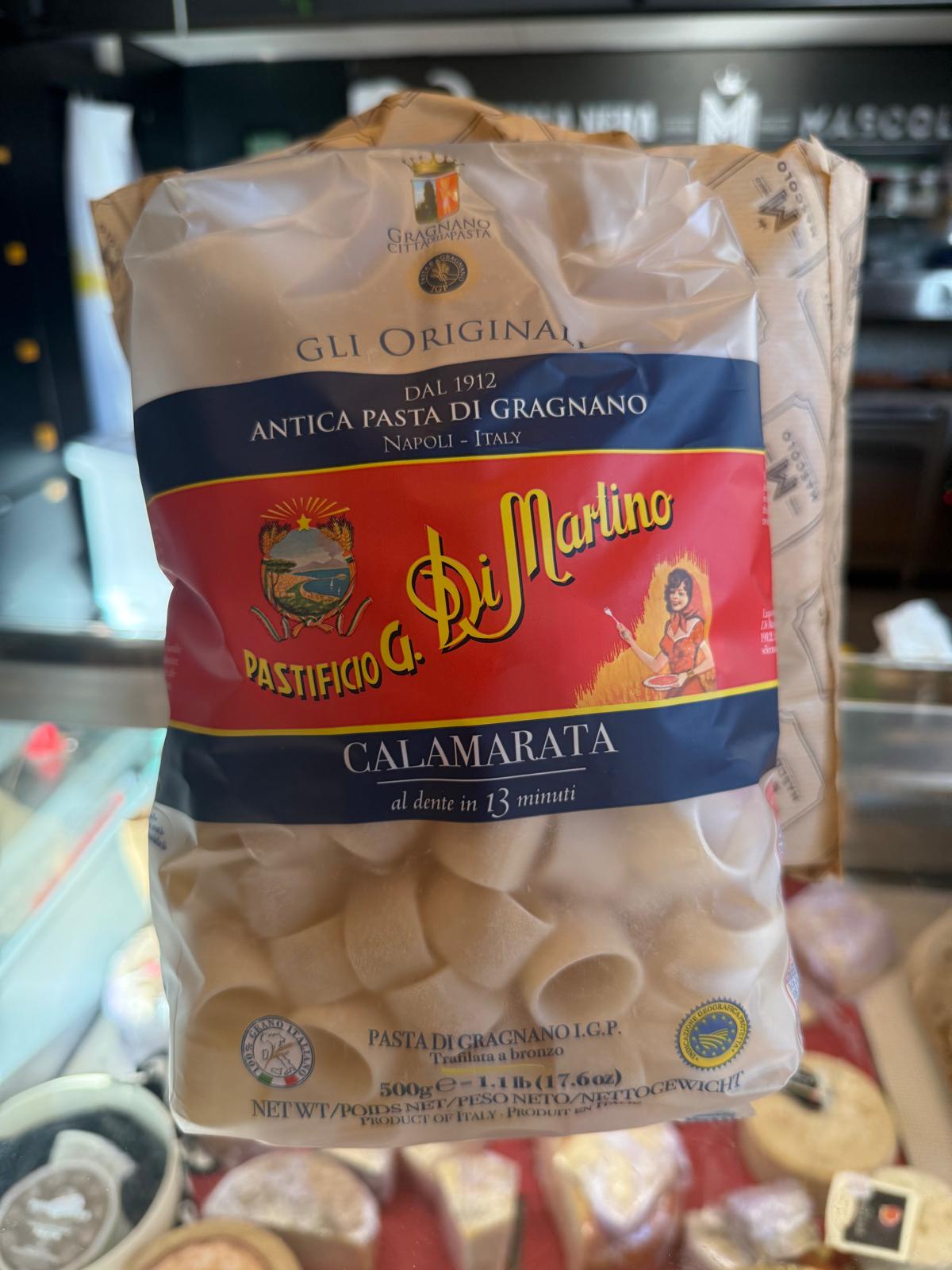 Calamarata Pasta - Large Italian Ring Pasta - Perfect for Seafood & Stuffed Dishes