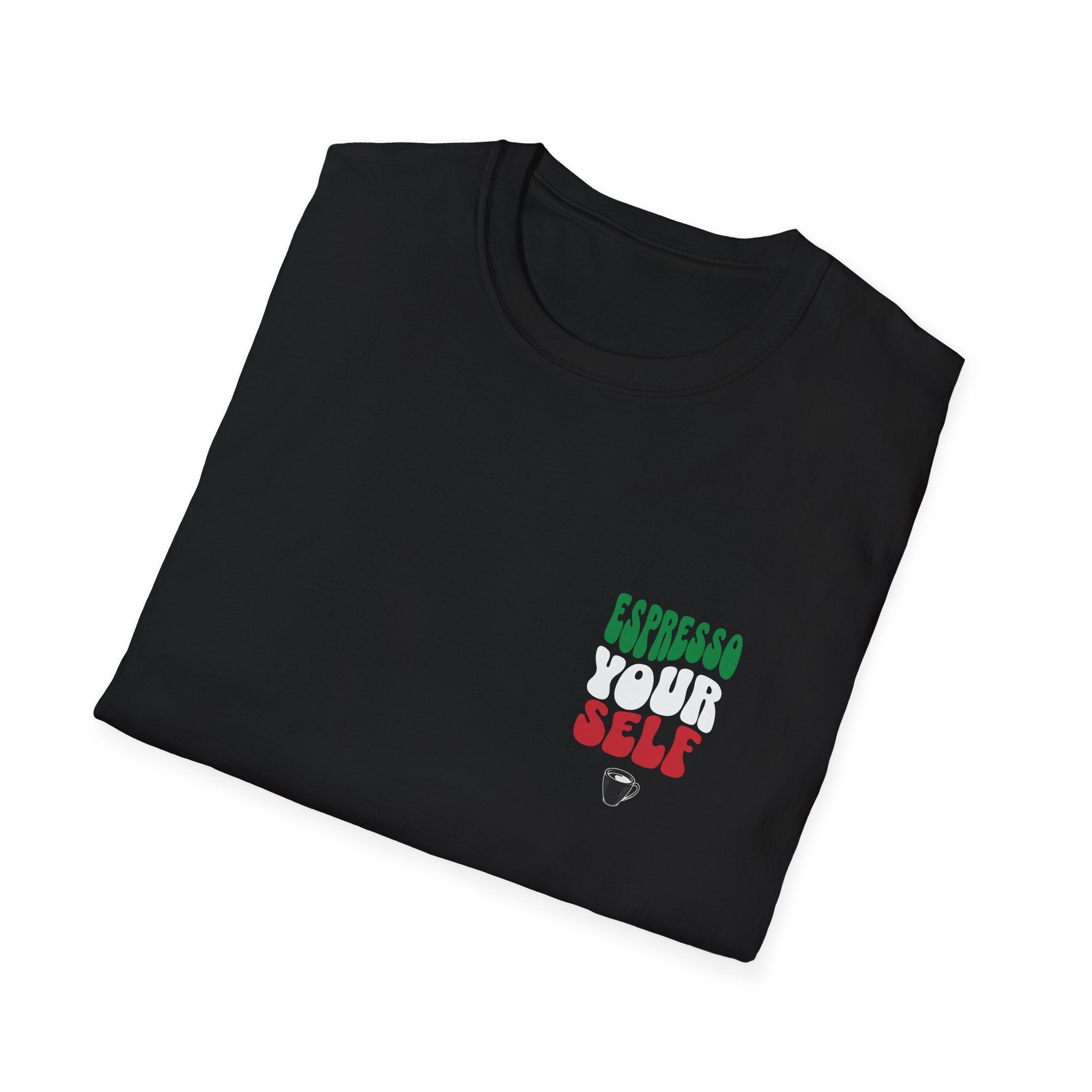 Espresso Yourself Unisex Softstyle T-Shirt - Fun Coffee Lover Tee