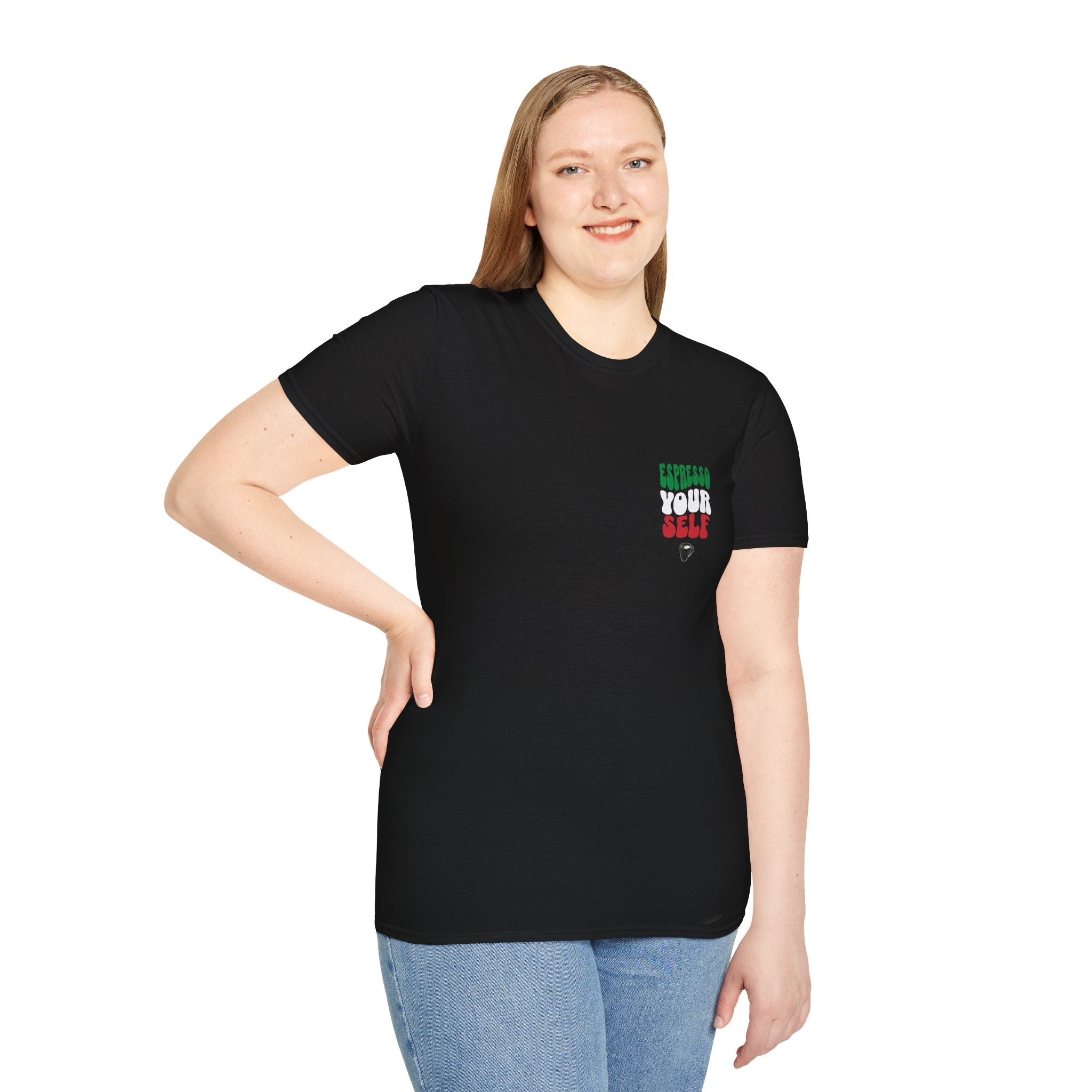 Espresso Yourself Unisex Softstyle T-Shirt - Fun Coffee Lover Tee